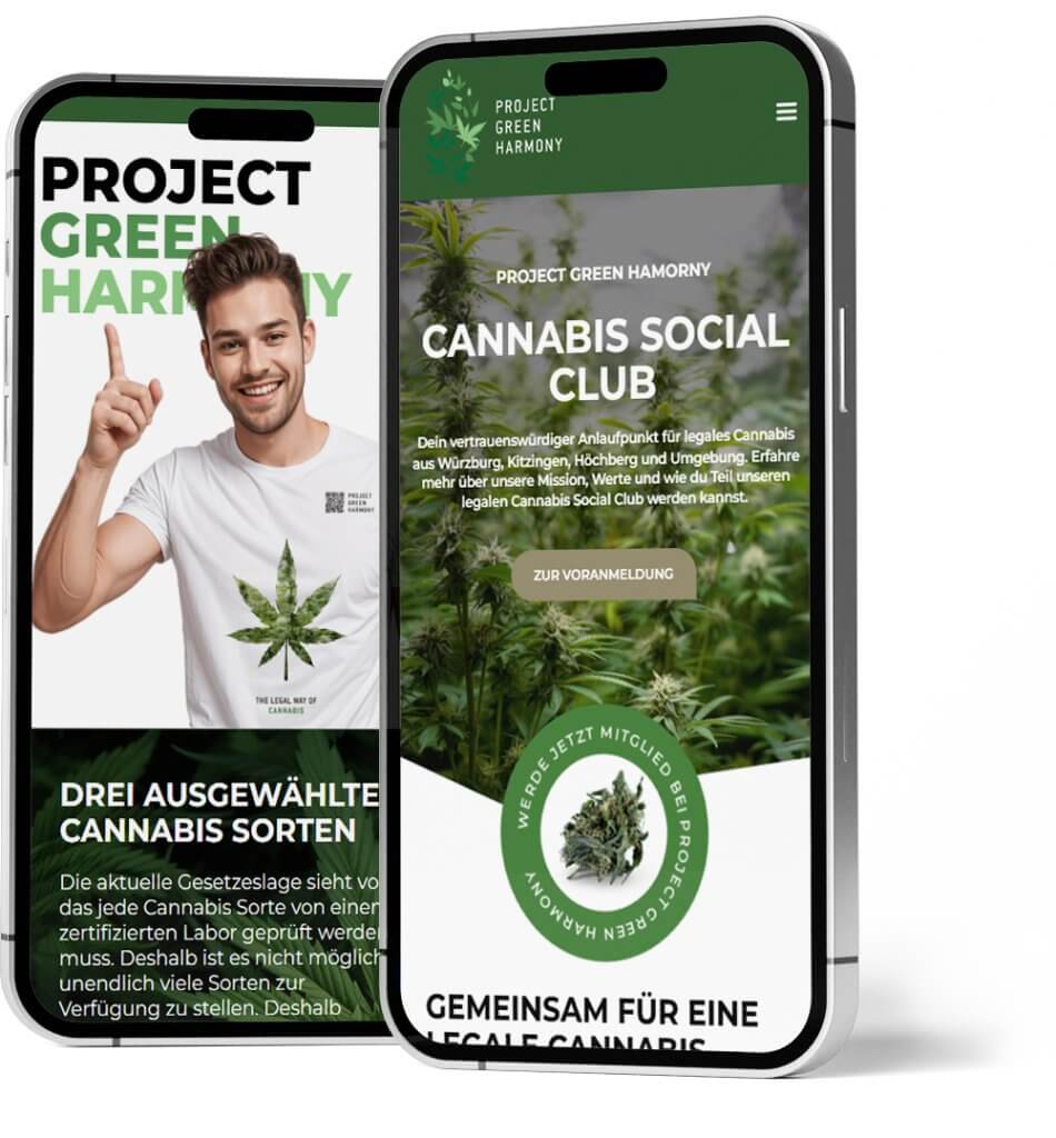 Social Media Betreuung und Webseiten Gestaltung von Project green Harmony e.V.